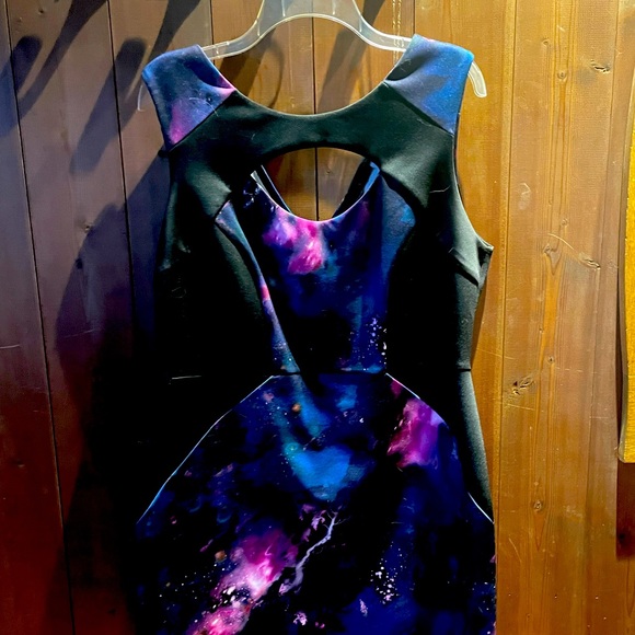 Nebulae pattern dress by MXM, size 16 - Picture 1 of 2